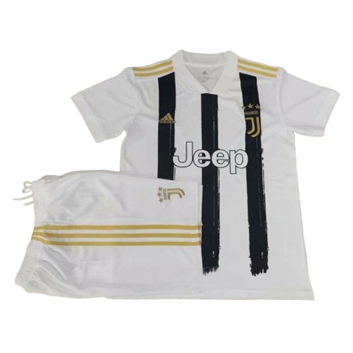 Maillot Football Juventus Domicile Enfant 2020-21 Noir Blanc